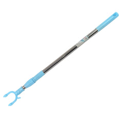 Stainless Steel Telescopic Pole Clothes Hooks Hanger (1 Pc  1 Mtr.)